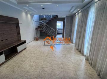 006b03b3127eaec8606674ace755f96e0f6e1abe · Sobrado com 3 dormitórios à venda, 189 m² por R$ 950.000,00 - Jardim Santa Clara - Guarulhos/SP