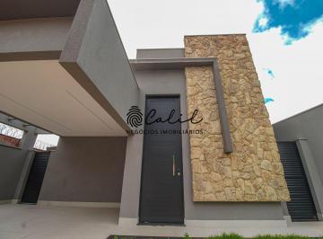 Casa · 153m² · 3 Quartos · 4 Vagas · Casa térrea com3 suítes, 153,43m² para locação por R$ 7.100,00 - Condomínio Reserva San Tiago - Ribe