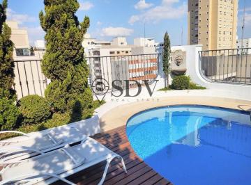 Apartamento · 221m² · 3 Quartos · 2 Vagas · Exclusiva Cobertura Triplex com Piscina no Coração dos Jardins - 221m²