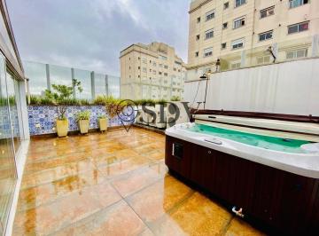 Apartamento · 139m² · 3 Quartos · 5 Vagas · Cobertura a venda totalmente reformada, com área de lazer completa, com 139m², 3 dormitórios sendo 3