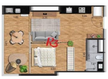 c5882c3a8fd424d1c0e862add9227bbe03a70735 · Apartamento à venda, 39 m² por R$ 428.000,00 - José Menino - Santos/SP