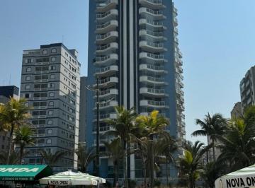 Apartamento de 3 quartos, Praia Grande · Locação vista mar prédio frente mar com lazer 