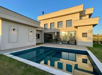 Casa · 408m² · 4 Quartos · 6 Vagas · Casa à venda no Residencial Arborais, 4 suítes - Campinas.
