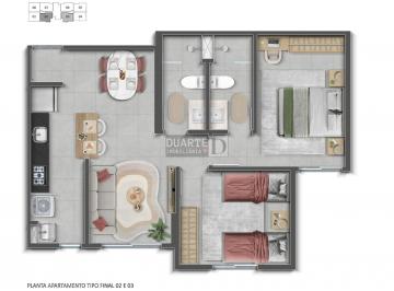 Apartamento · 51m² · 2 Quartos · 1 Vaga · Terreno em Loteamento em Potecas, São José/SC