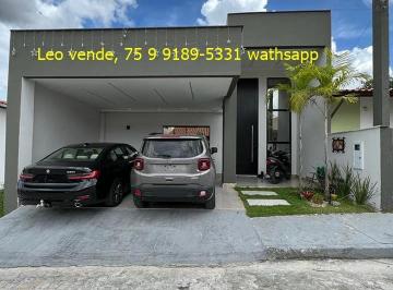 Casa de 3 quartos, Feira de Santana · Leo vende, bairro Sim, 3\4 c 2 suítes, closet, piscina e goumert 