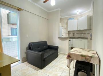 Apartamento · 33m² · 1 Quarto · 1 Vaga · Apartamento 1 quarto mobiliado com vista mar bairro Boqueirão - Praia Grande.