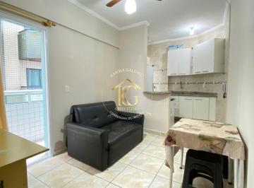 Apartamento · 33m² · 1 Quarto · 1 Vaga · Apartamento 1 quarto mobiliado com vista mar bairro Boqueirão - Praia Grande.