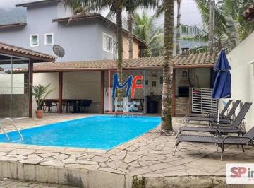 Casa · 150m² · 4 Quartos · Excelente casa térrea em Maresias, São Sebastião/SP, com 150m² a.u., 4 dormitórios (2 suítes), sala,