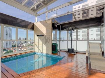 Apartamento · 361m² · 4 Quartos · 6 Vagas · Cobertura na Aclimação com 4 suítes e vista livre para o parque!