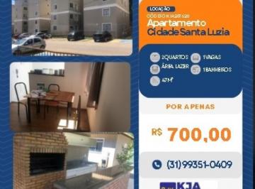 7af533af884874eb6fd5a1f1dd2b2c36.jpg · Apartamento com 2 quartos para alugar em Santa Luzia, no bairro Chácaras Granja Pousada Del Rey