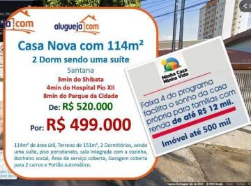 5182247834678fa7d64f493ed95979cafe753d2a · Casa com 2 dormitórios à venda, 114 m² por R$ 499.000,00 - Santana - São José dos Campos/SP