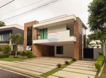 Casa · 420m² · 5 Quartos · 4 Vagas · Casa à venda em Conomínio Exclusiva e Mobiliada, Alphaville Manaus 1,  bairro Ponta Negra - Manaus/A