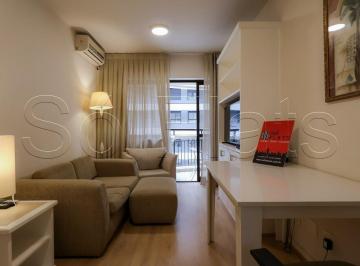 Apartamento · 35m² · 1 Quarto · 1 Vaga · Flat no Grand Mercure Itaim disponível para locação contendo 35m², 1 dormitório e 1 vaga de garagem.