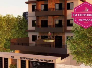 Fachada · Apartamento à venda, 77 m² por R$ 450.000,00 - Vila Pires - Santo André/SP