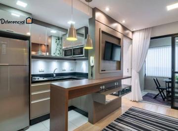 882871837dfef6bc76e58c187f4a977f43b4d095 · Apartamento com 1 dormitório para alugar, 37 m² por R$ 3.903,24/mês - Centro - Curitiba/PR