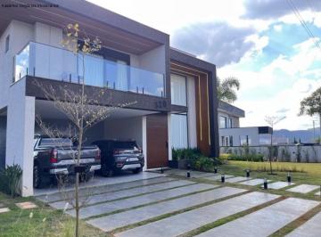 Vista frontal do imóvel no Residencial Ecológico d · Linda casa de luxo em condomínio com 4 dormitórios, 2 suítes, piscina, espaço gourmet, 6 vagas, Mair
