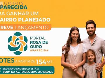 Terreno · 154m² · Aparecida Vai Crescer – E Você Pode Fazer Parte Dessa História! Lotes!