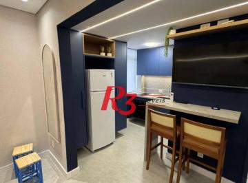 1743aa9c3c820c0d27b3df14bff88eb0c0b19d4d · Apartamento com 1 dormitório à venda, 28 m² por R$ 490.000,00 - José Menino - Santos/SP