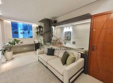 788235f47128bb08ccc636af607b969e735cd1e8 · Cobertura com 2 quartos à venda, 130 m² por R$ 1.080.000 - Castelo - Belo Horizonte/MG