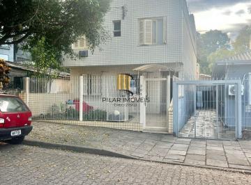 Fachada · Apto térreo, 01 dorm, água quente, área fechada, 50 m², 200 m do Shopping Wallig