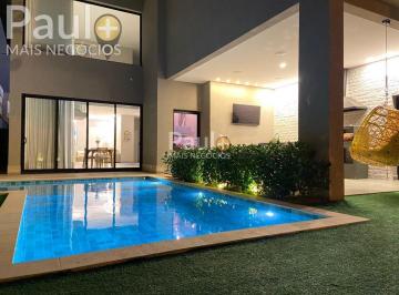Casa · 350m² · 4 Quartos · 3 Vagas · Sobrado à venda no Residencial Villa Lobos em Paulínia, com 4 quartos, com 350 m²
