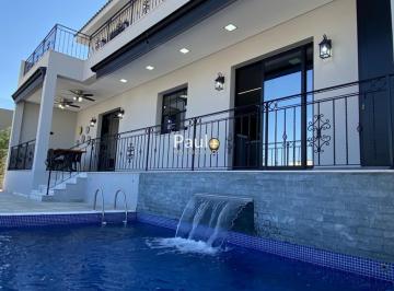 Casa · 433m² · 4 Quartos · 4 Vagas · Sobrado à venda em Campinas, Alphaville Dom Pedro 3, com 4 suítes, com 433 m²