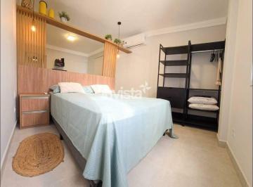 Apartamento · 46m² · 1 Quarto · 1 Vaga · Apartamento de 1 dormitório MOBILIADO na quadra da praia