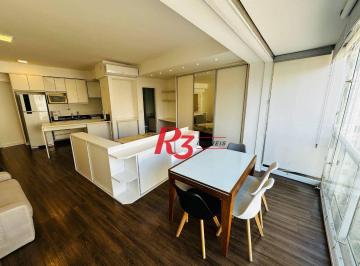 4b31da1b6712a68fe4302cc79105780bb6dccb8c · Apartamento para alugar, 50 m² por R$ 5.000,00/mês - Pompéia - Santos/SP