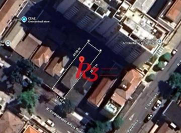 d069f6adc79c70b7a4b5b0a59452c353d4933c5c · Terreno à venda, 189 m² por R$ 700.000,00 - Aparecida - Santos/SP