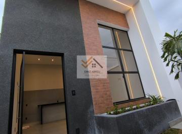 Casa · 174m² · 3 Quartos · 2 Vagas · Casa Térrea Moderna com Piscina no Residencial Dorighello – Cerquilho/SP