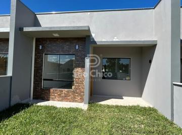 Casa · 57m² · 2 Quartos · 2 Vagas · Casa Geminada em Reta, São Francisco do Sul/SC