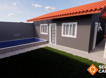 Casa · 62m² · 2 Quartos · 2 Vagas · CASA NOVA 2 QUARTOS PISCINA 700 M MAR ITANHAÉM SP
