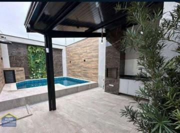 Casa · 110m² · 2 Quartos · 3 Vagas · Casa com Piscina no Maracanã - Praia Grande, SP