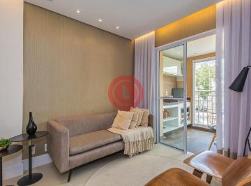 Living · Imóvel à venda: Apartamento de 3 quartos no Parque Jaçatuba, Santo André-SP - 61,37 m², 1 suíte, 2 s