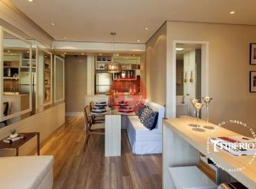 Living · Apartamento à venda em Santo André-SP, Parque Jaçatuba: 2 quartos, 2 salas, 1 banheiro, 1 vaga, 46,5
