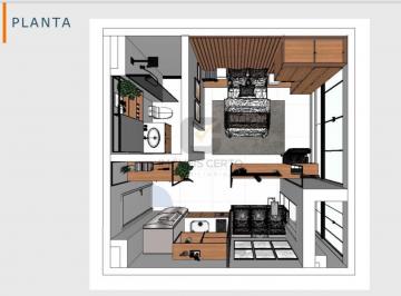 Foto 01 · Studio Exclusivo à Venda em Condomínio de Luxo em Pinheiros, São Paulo - 24m², 1 Quarto e 1 Banheiro