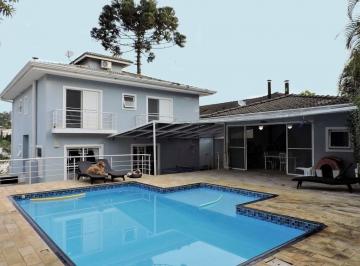 Casa · 401m² · 4 Quartos · 6 Vagas · Casa Condomínio Golf Village - 4 dormitórios / 3 suítes, 2 escritórios, gourmet e piscina!