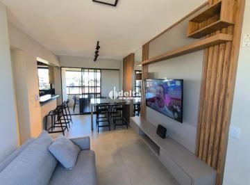 Apartamento · 63m² · 2 Quartos · 2 Vagas · Apartamento mobiliado disponível para locação no bairro Brasil em Uberlândia-MG