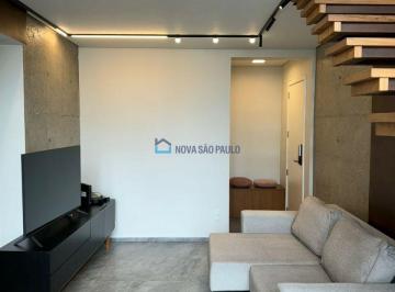 Apartamento · 112m² · 3 Quartos · 2 Vagas · LOCAÇÃO. Vila Olímpia. Apartametno Duplex com 112m². Mobiliado. 3 suítes. 2 bagas.