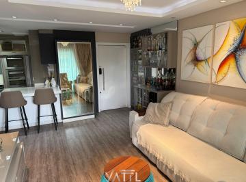 Apartamento · 122m² · 3 Quartos · 2 Vagas · Apartamento Mobiliado de Alto Padrão com 3 Quartos (1 Suíte) + Escritório e Varanda Gourmet no Vila 