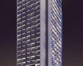 Fachada · Studio à venda em São Paulo, Brooklin Paulista, com 1 quarto, 19,44m²