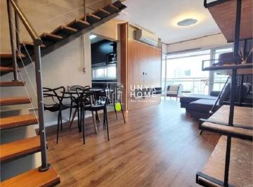 Apartamento · 109m² · 2 Quartos · 2 Vagas · Duplex mobiliado em Pinheiros, para locação.