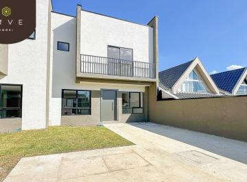 Casa · 100m² · 3 Quartos · 2 Vagas · Lançamento! Sobrados prontos para morar no Condomínio Mykonos, no bairro Xaxim!