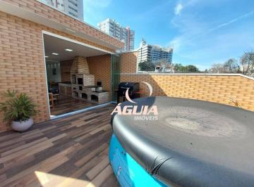 8a39dda7e3e2f906988988472538f6bdee34bab2 · Cobertura com área gourmet Completa, à venda, 65 m² + 65 m² por R$ 820.000 - Vila Assunção - Santo A