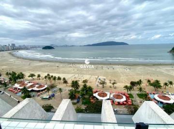 Vista do Salão de Festas do Edifício · Apartamento à venda no Itararé em São Vicente.