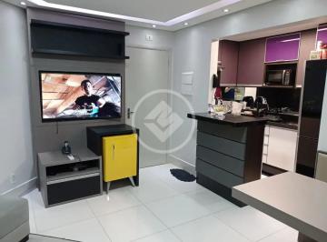 Apartamento · 49m² · 2 Quartos · 1 Vaga · Apartamento 49m², 2 dormitórios, vaga coberta, AR-Condicionado