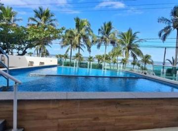 293 · Prédio frente a praia com 2 dormitórios sendo 1 suíte com vista mar 2 Quartos, 1 Suite, 1 Vaga