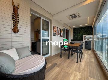 8706f1e5f90a2c1541872e9115255d15b33d43f9 · Apartamento com 2 suítes para alugar, 100 m² por R$ 13.000/mês - Aparecida - Santos/SP