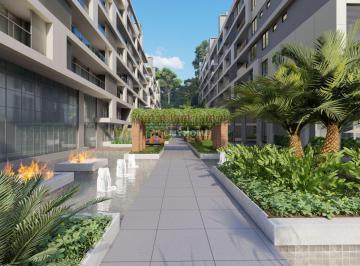 Fachada · Studio 36m² com sacada e churrasqueira em frente ao Parque Barigui