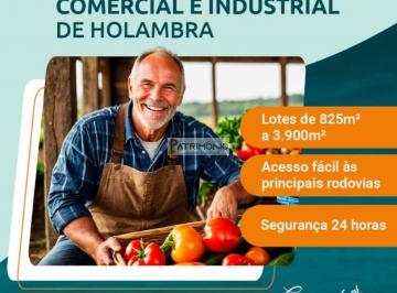 Foto 01 · Terreno Industrial em Condomínio de Alto Padrão no Centro de Holambra-SP - 825m² à Venda!
